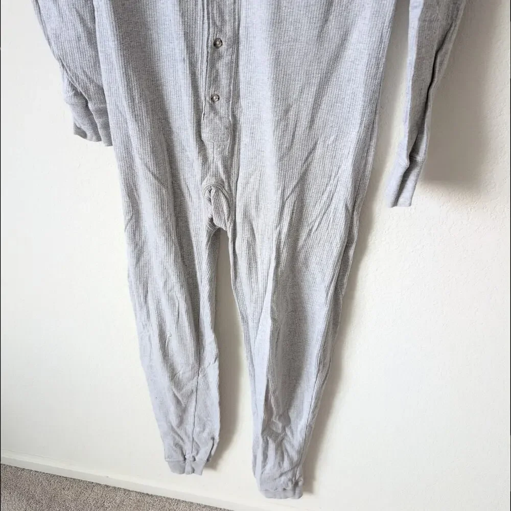 RARE Vtg Banana Republic‎ Cabin Wear 80s 90s Medium 100% Cotton One Piece Pajama